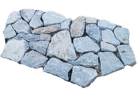 割りグリ（一面平）の石の写真